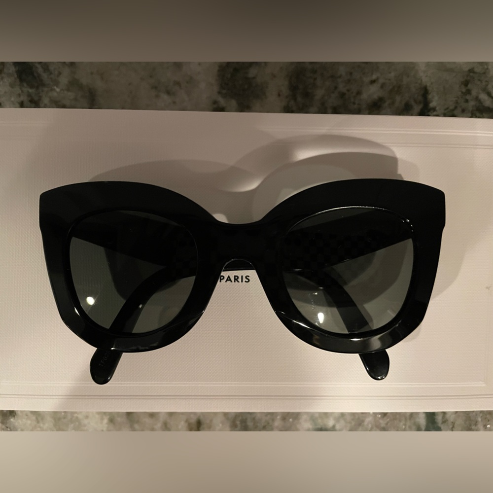 Celine black oversized sunglasses